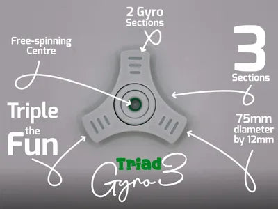 Triad Gyro Spinner (Two Color)