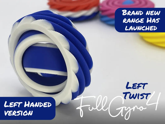 4-Ring Twisty Gyro Spinner (Single Color)